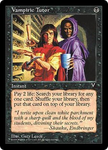 吸血の教示者/Vampiric Tutor》[6ED] 黒R | 日本最大級 MTG通販サイト