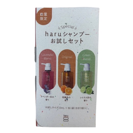 haru / kurokamiスカルプサシェ3種セットの商品情報｜美容・化粧品情報