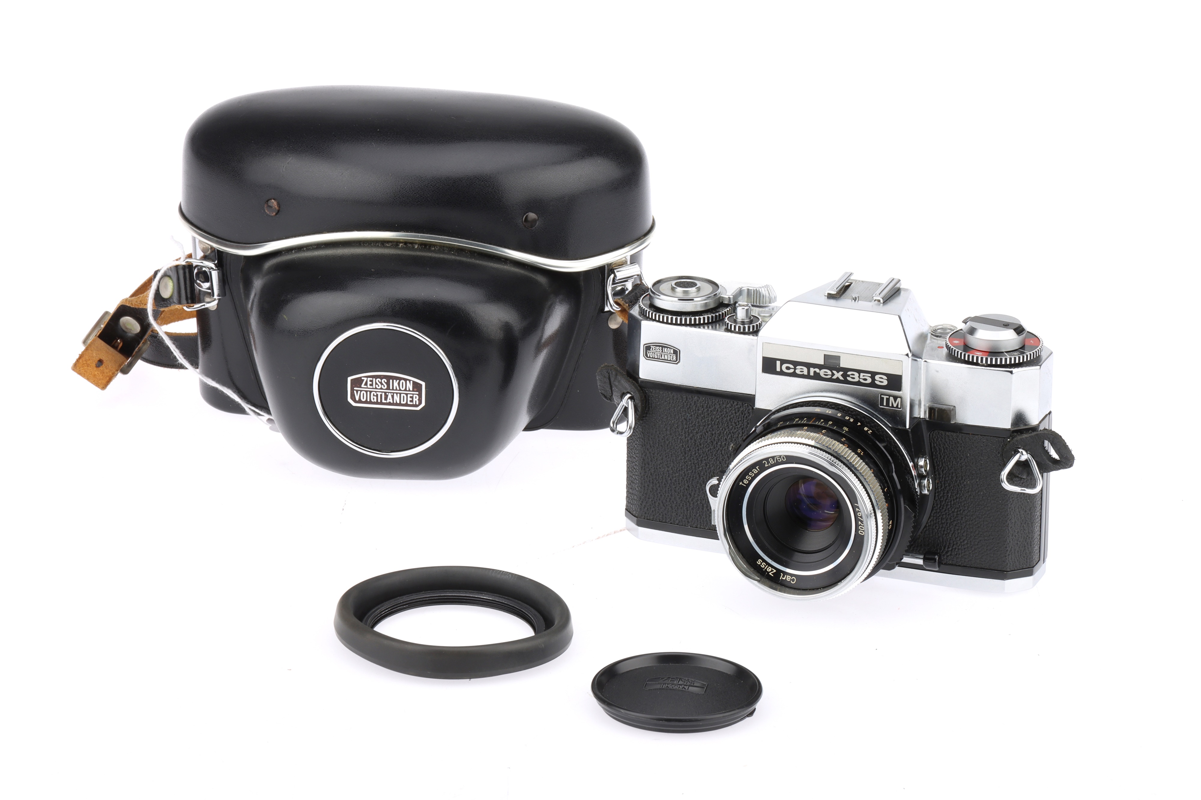 ZEISS IKON icarex 35S ＋Tessar50/2.8＋革ケース ZEISS IKON icarex