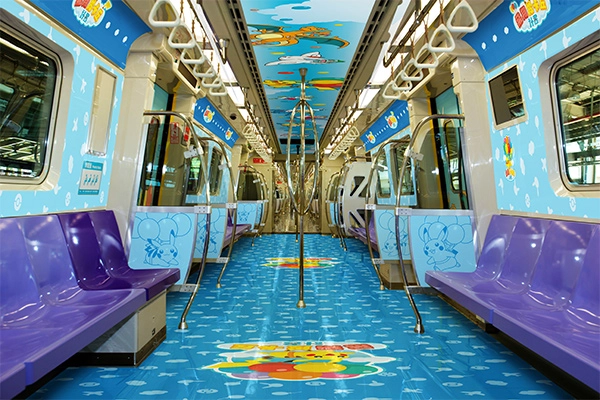 桃園メトロ＆そらとぶピカチュウプロジェクトラッピング車両登場