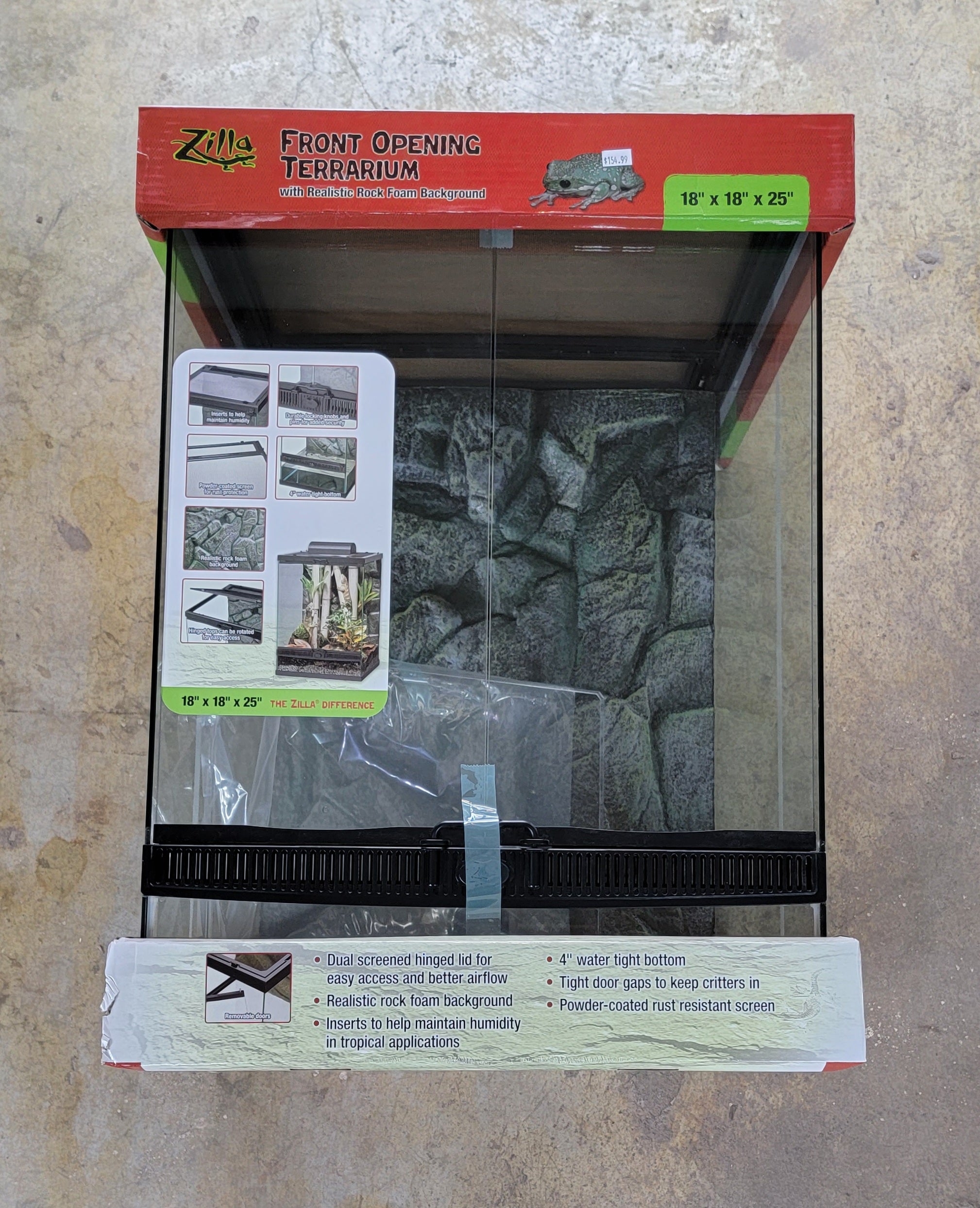 Zilla Terrarium (18x18x25 in) - STORE PICKUP ONLY – FrogDaddy