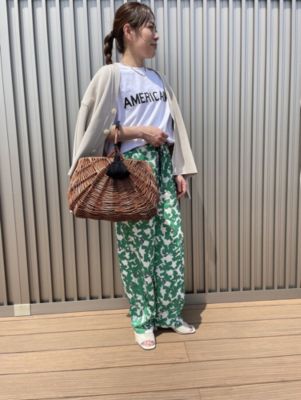 Pale Jute×eclat(ペール ジュート×エクラ)のweekend basket（Wide）＋