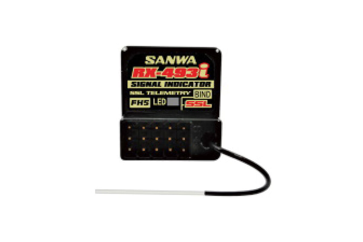 サンワ RX-492i 2.4GHz FHSS5 スペクトラム拡散方式 4ch 受信機