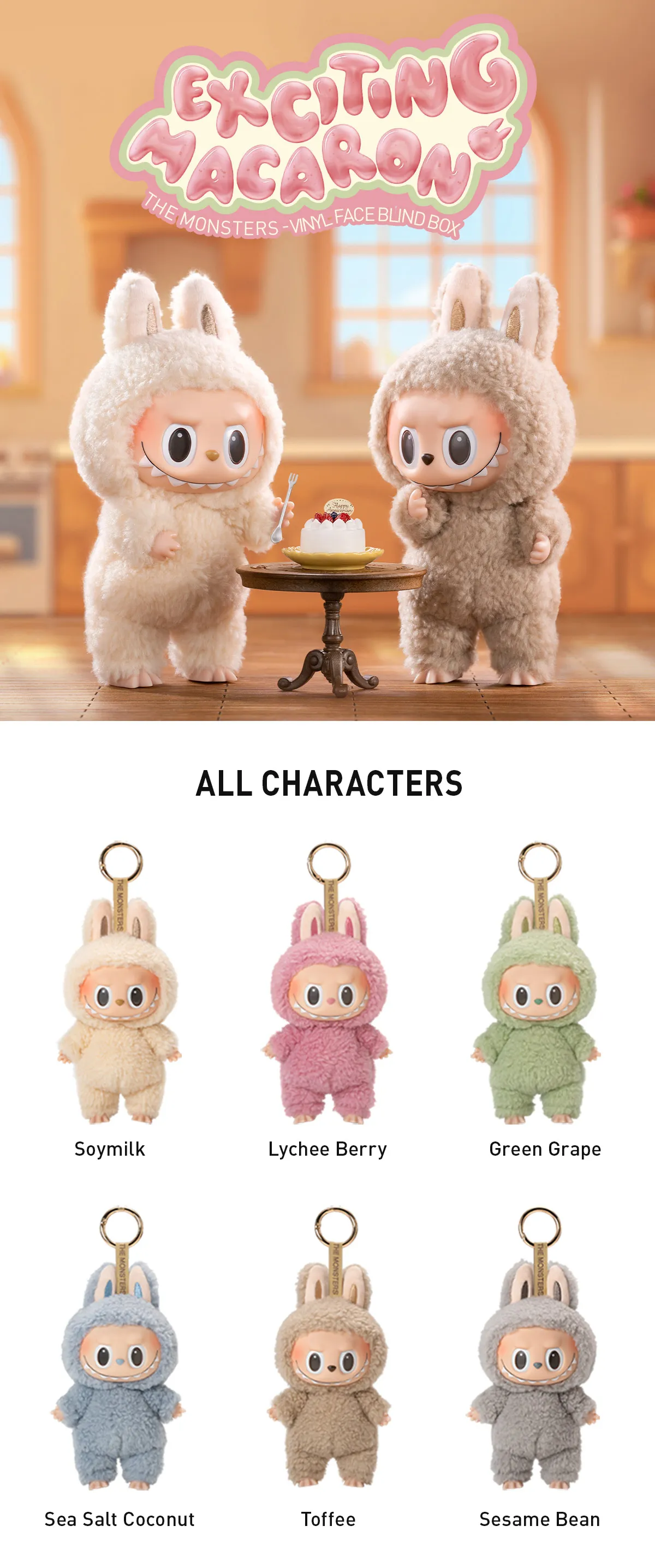 Labubu Exciting Macaron Vinyl Face Blind Box - THE MONSTERS – GC Hobby