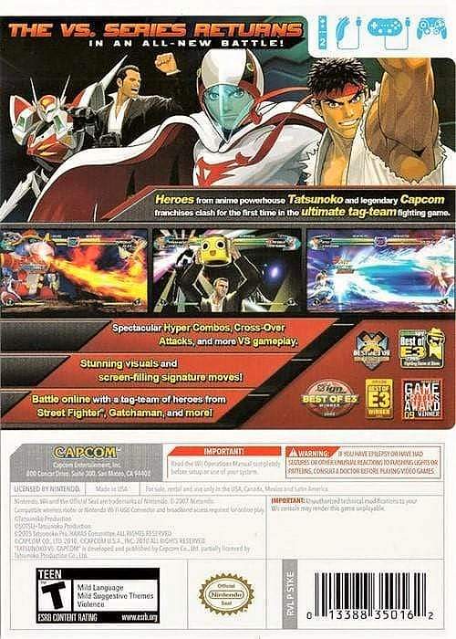 Tatsunoko vs. Capcom: Ultimate All-Stars Nintendo Wii Video Game