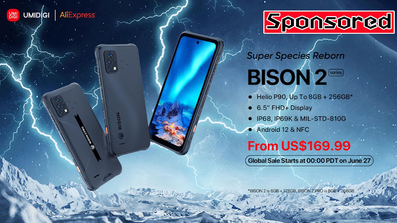 UMIDIGI BISON 2シリーズ発表！Android12、Helio P90搭載のタフネス