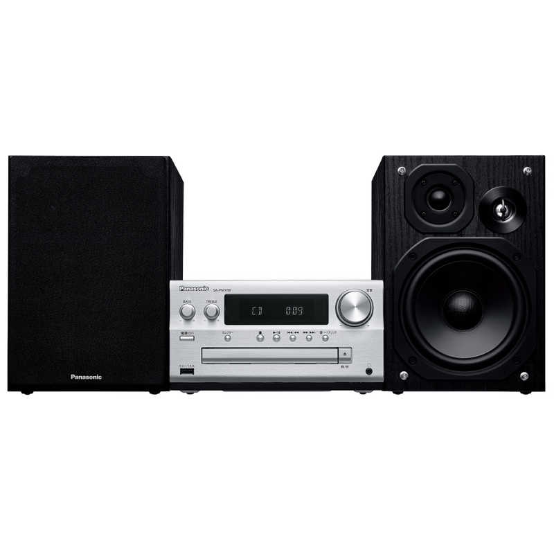 パナソニック】ミニコンポ シルバー(Bluetooth対応／ハイレゾ対応