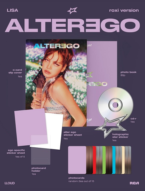 輸入盤）韓国音楽 BLACKPINKのリサ - 1集 「Alter Ego」 (バージョン