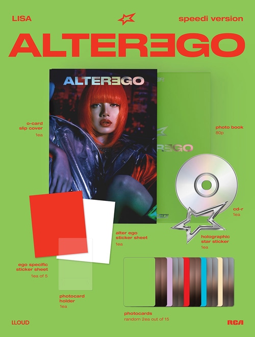 輸入盤）韓国音楽 BLACKPINKのリサ - 1集 「Alter Ego」 (バージョン