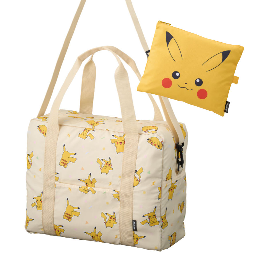 ポケモン ポーチにしまえるキャリーオンバッグ｜23L ピカチュウ