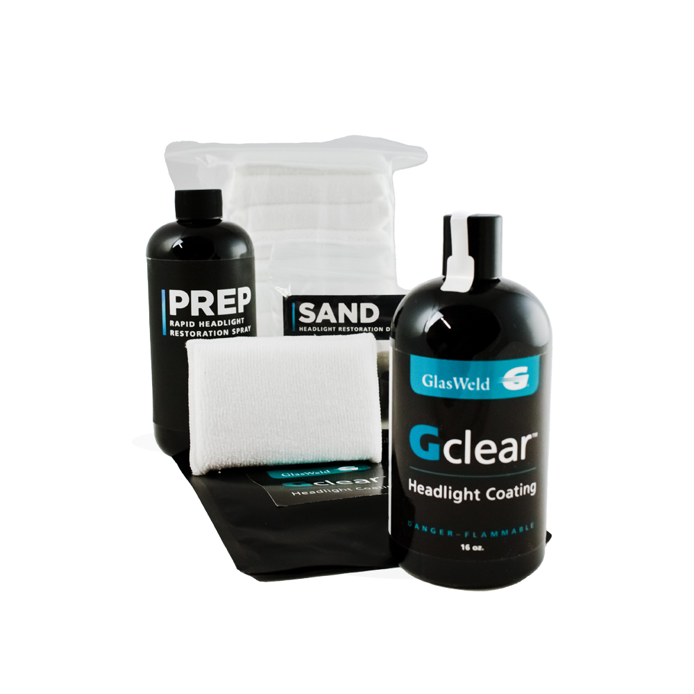 Professional Windshield Repair Kit | PREP, SAND & COAT |