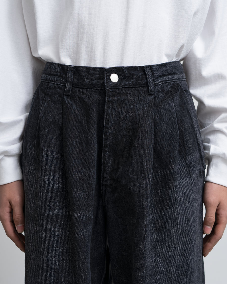 Selvage Denim Two Tuck Pants -DARK FADE- – Graphpaper