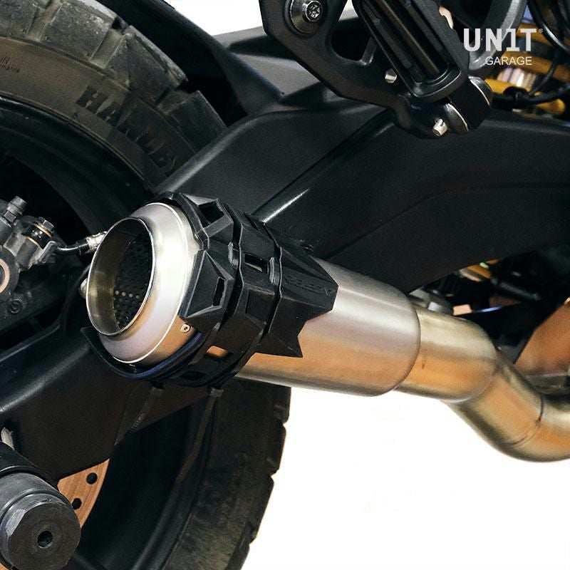 AKRAPOVIC ハーレー パンアメリカ用ステンレス・リンクエキゾースト
