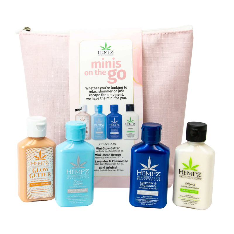 Hempz Minis On the Go Moisturizers Set