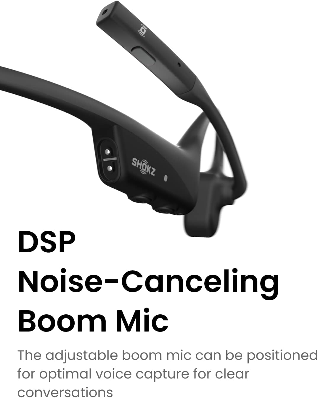Shokz Opencomm2 II 2025 Edition: Bone Conduction Headset with Micropho