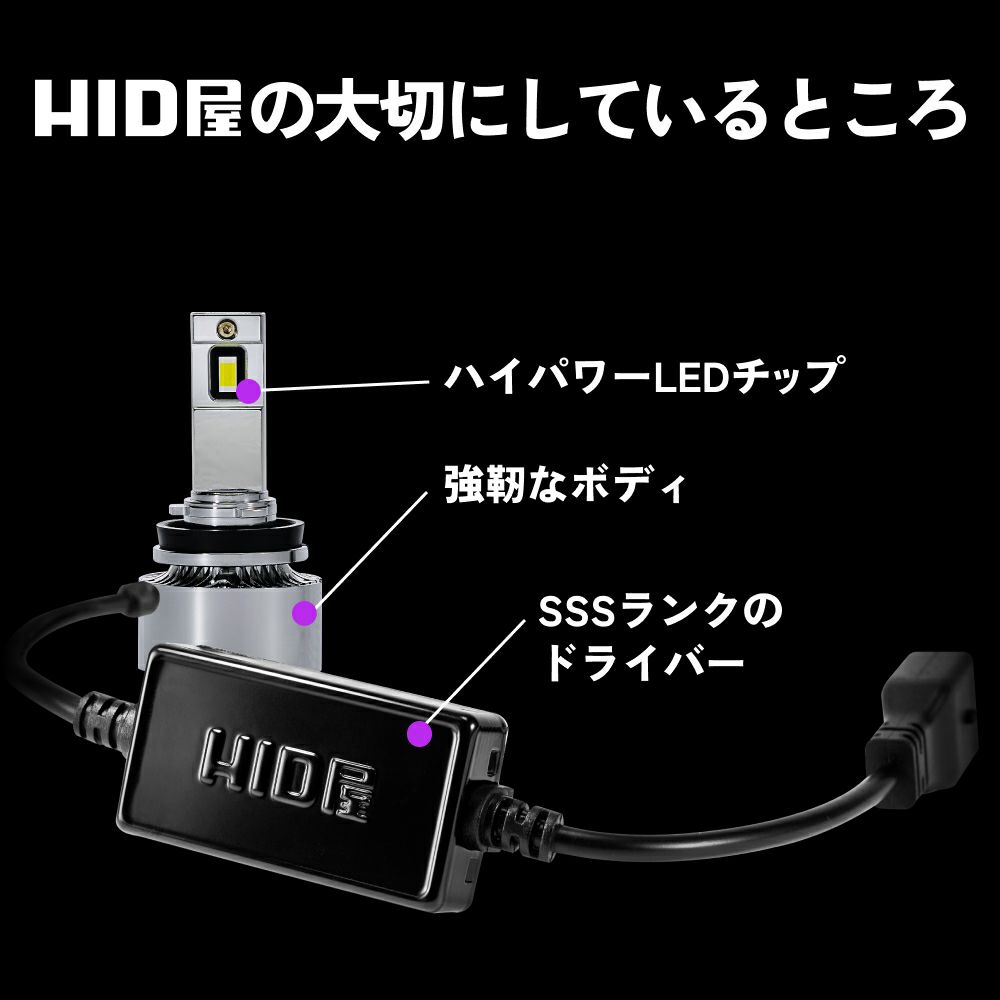 HID屋】Vシリーズ 爆光フォグ LEDフォグランプ 車検対応＆2年保証 H8