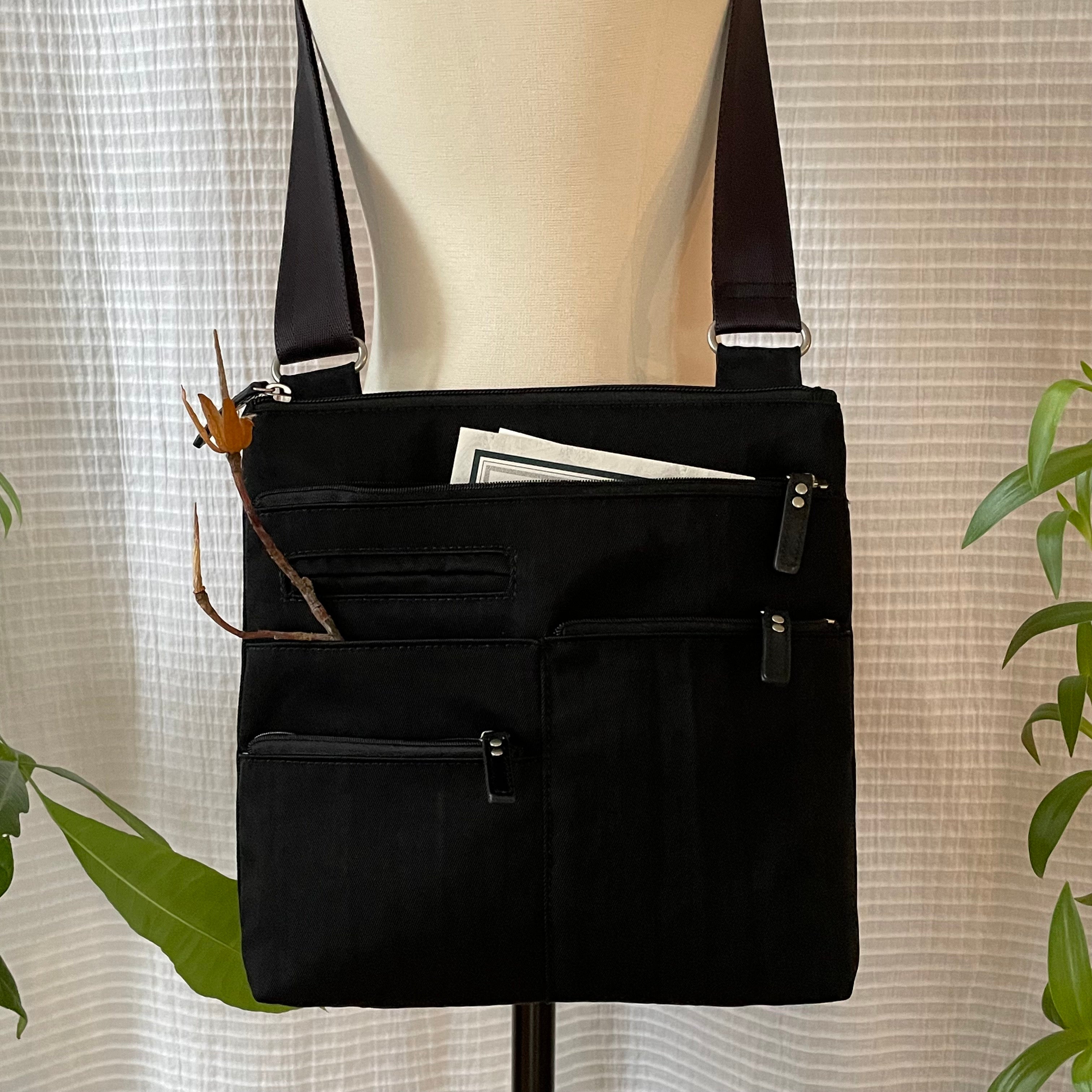 NICO - Black | Multi-Pocket Shoulder Bag | Small – Highway