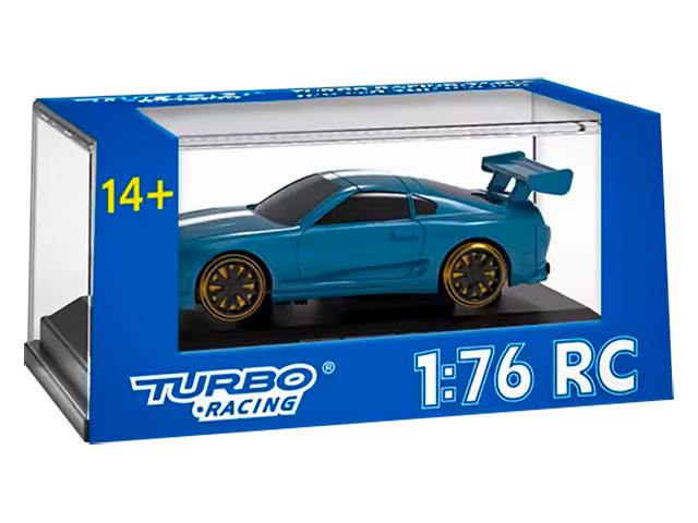 1/76 C64 Blue Drift Car［ 1/76スケール C64ブルー ドリフトカー