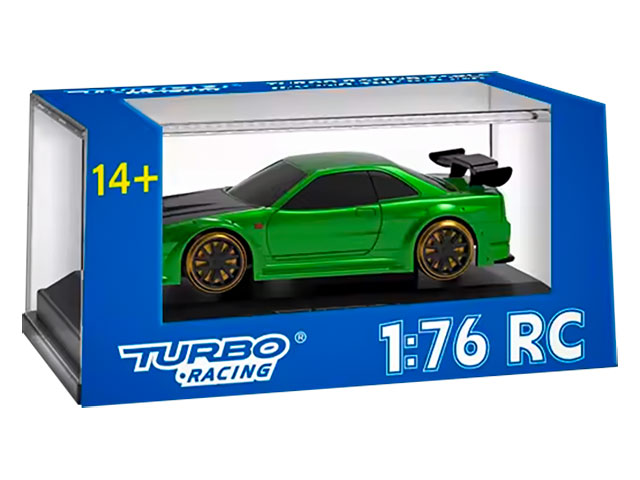 1/76 C64 Blue Drift Car［ 1/76スケール C64ブルー ドリフトカー