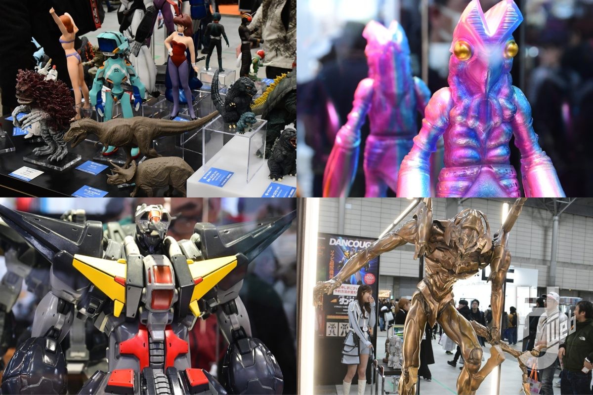 全高50cm”のソフビキット「ダンクーガ」が展示＆近日受注開始
