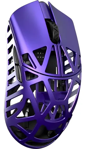 Mouse Gamer Magnesium Wlmouse Beast X Max Wireless 8k Cor Purple
