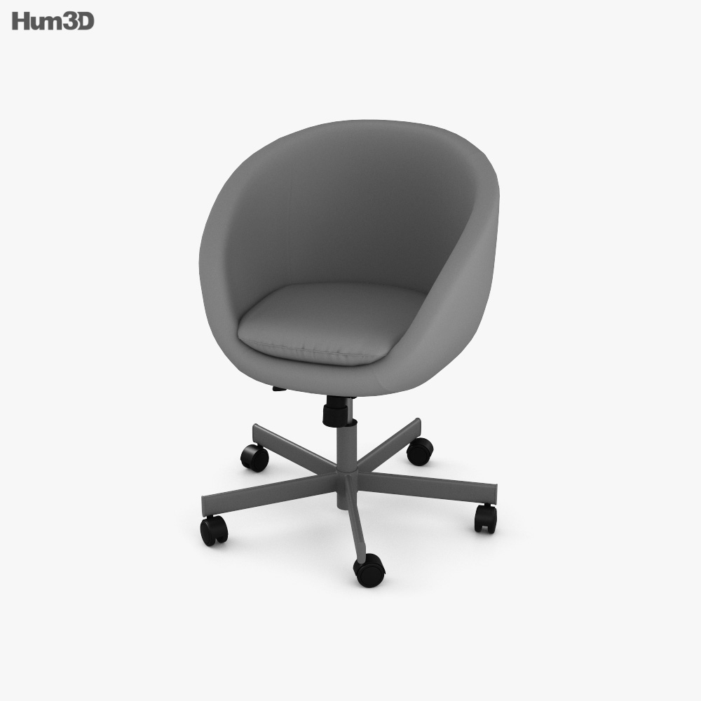 IKEA SKRUVSTA 五点支持台付き回転チェア 3Dモデル - ダウンロード
