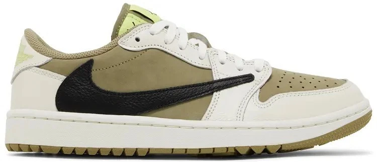 Jordan 1 Low Golf x Travis Scott Neutral Olive for Sale