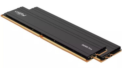 Crucial - Pro 32GB (2x16GB) DDR5 5600MHz C46 UDIMM Desktop Memory