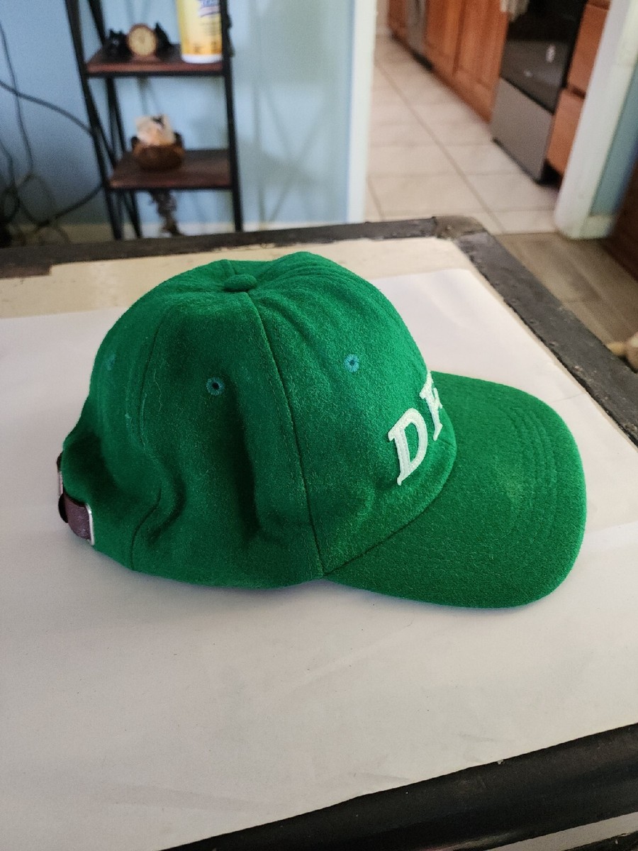 Vintage Mens College Frat Green Wool Felt 