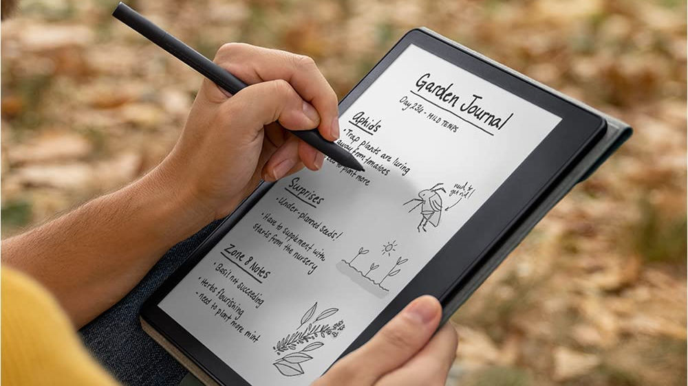 Amazonが読み書き可能な10.2インチ電子インクタブレット「Kindle
