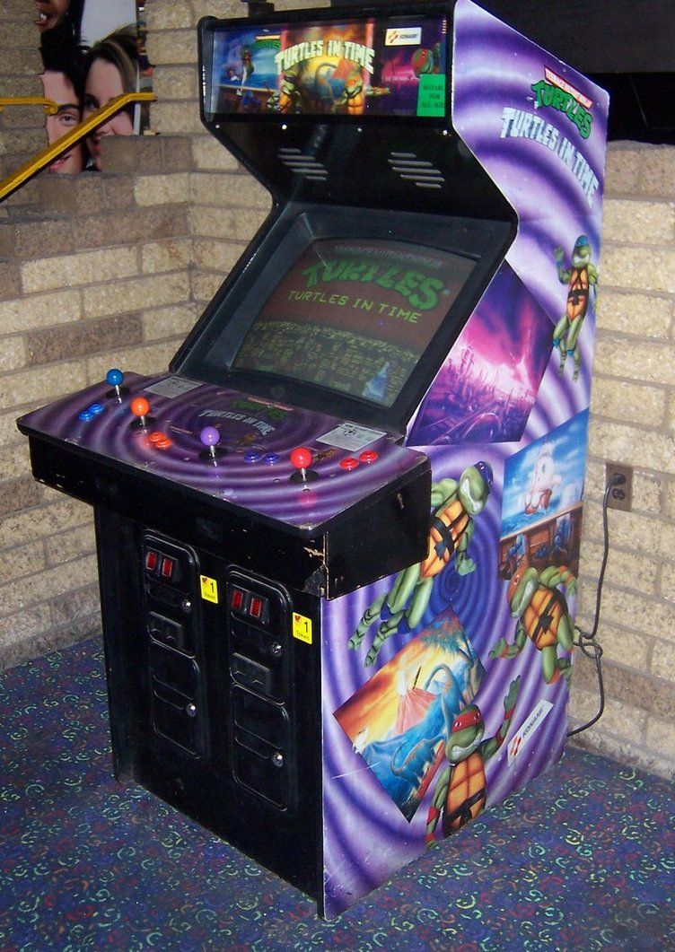 ミュータントタートルズ タートルズ イン タイム アーケードゲーム機