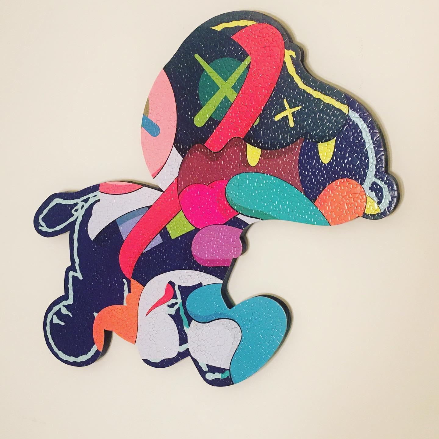 Kaws Snoopy Puzzle framed 1000 pieces : r/Jigsawpuzzles