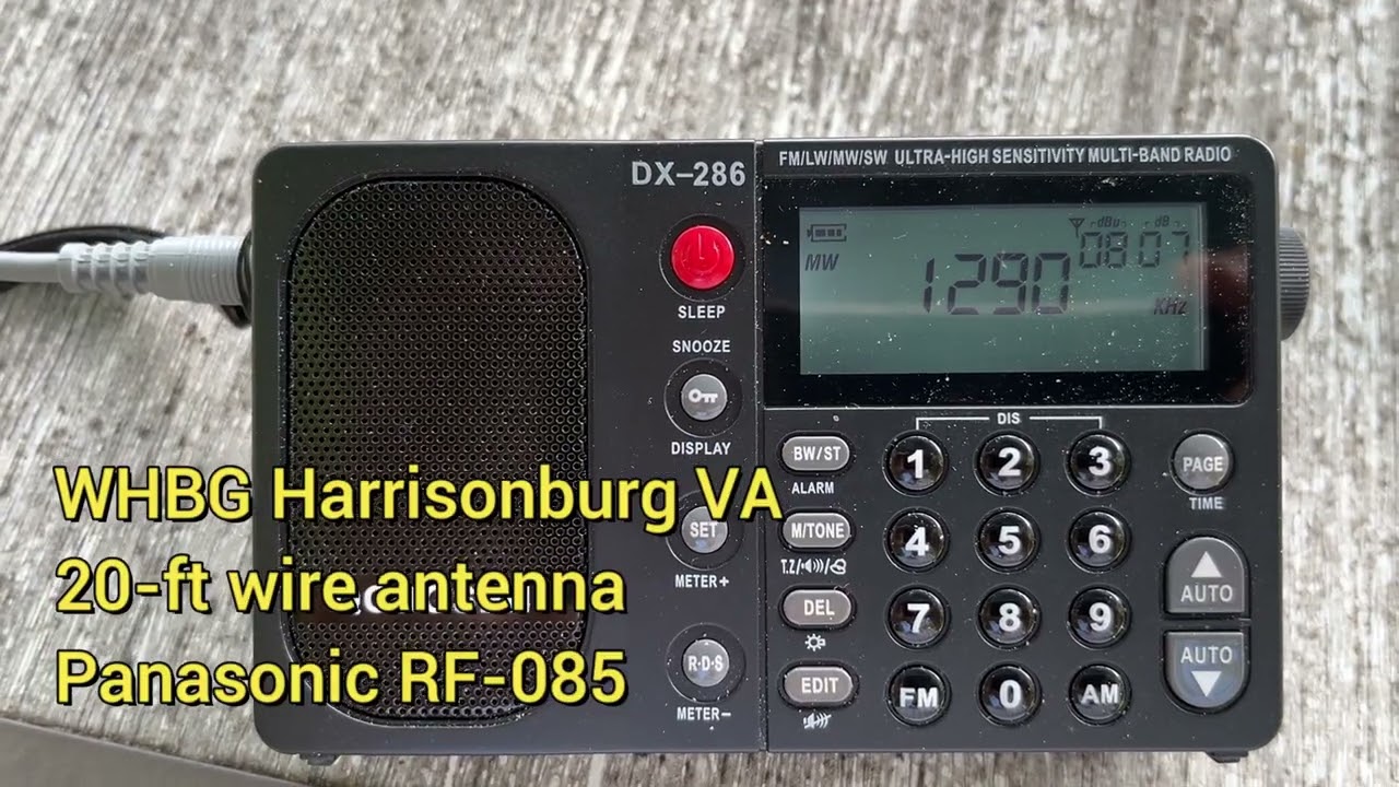 Old v New: MW on Panasonic RF-085 and Qodosen DX-286 — with
