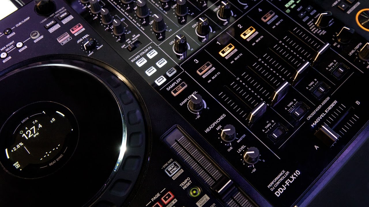 Open Box Pioneer DJ DDJ-FLX10 4-Channel Performance DJ Controller