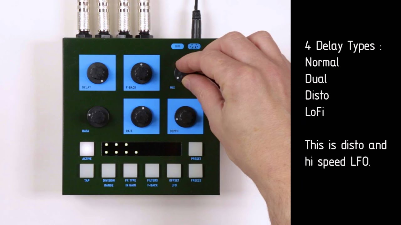 OTO MACHINES、1980年初期のデジタル・リバーブの、太くて派手な