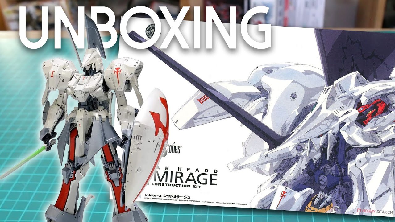 L.E.D. Mirage - The Five Star Stories Mortar Head UNBOXING - YouTube