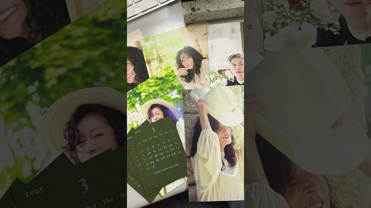 中森明菜卓上カレンダーで2025年迎えます^ ^ #中森明菜 #カルデックス