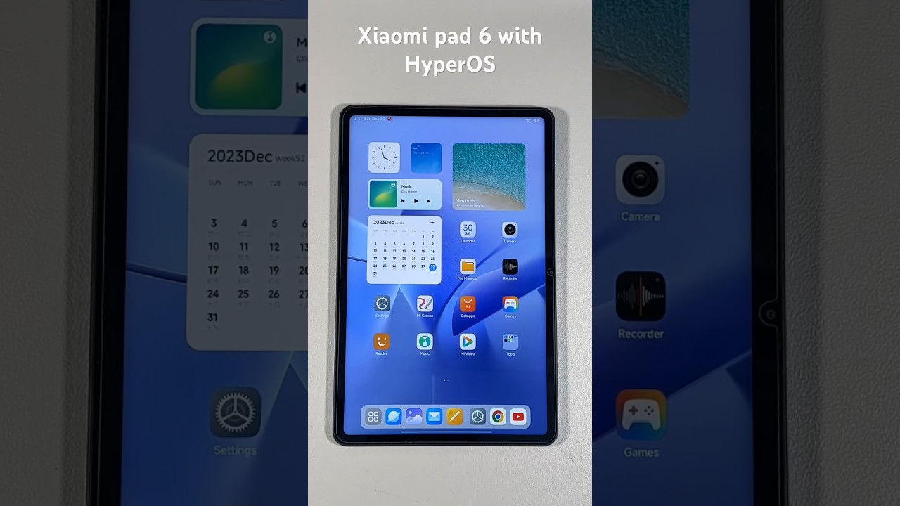 Xiaomi Pad 6 has been updated to HyperOS, feeling so smooth and