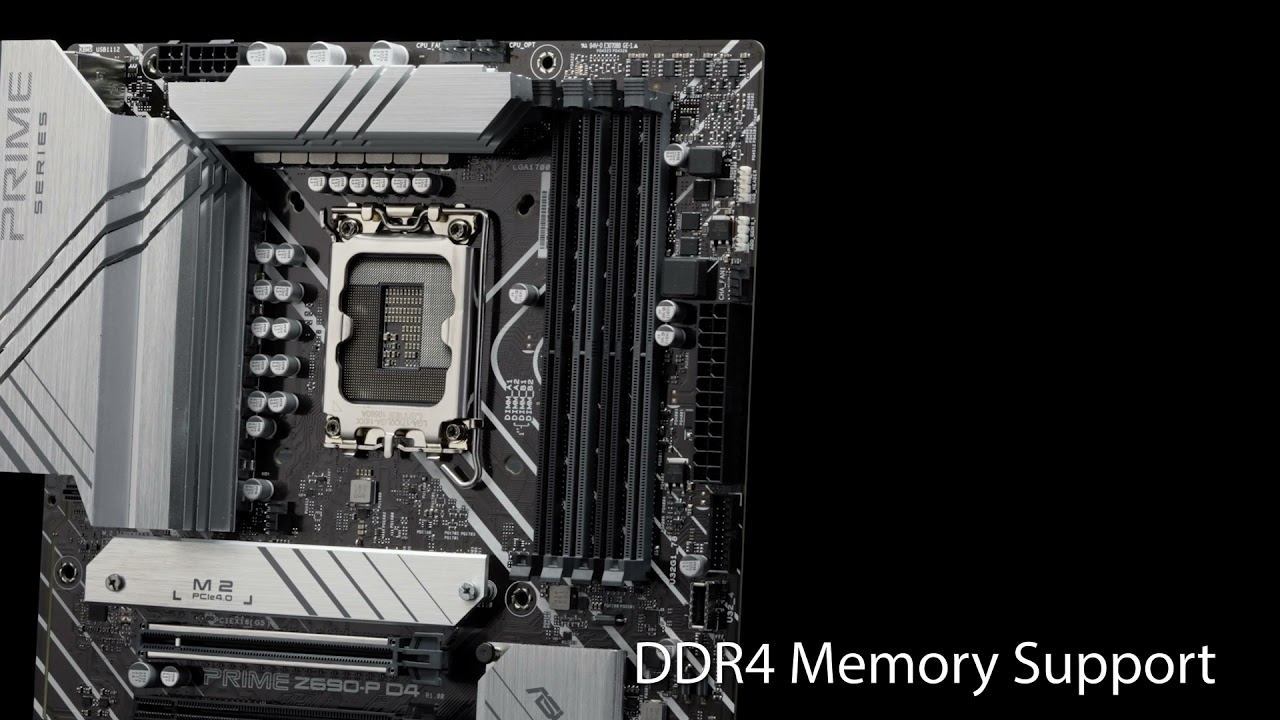 ASUS Prime Z690-P D4 LGA 1700 (Intel® 12th&13th Gen) ATX