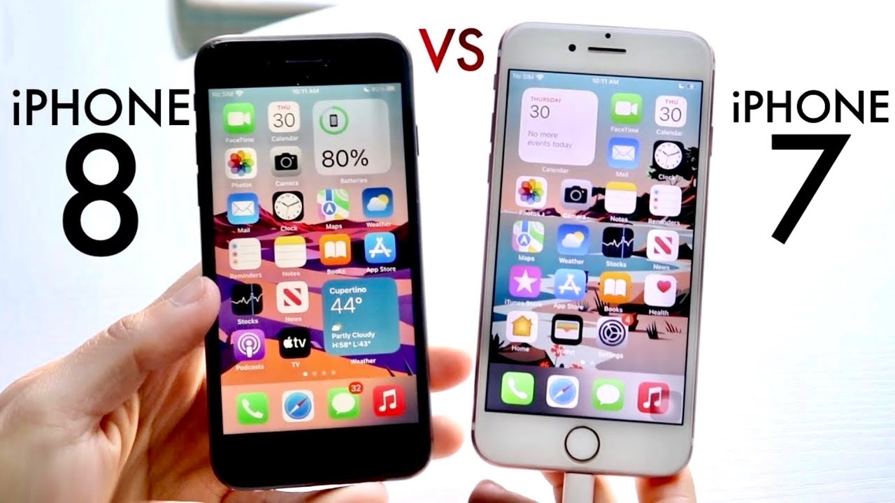 iPhone 8 Vs iPhone 7 In 2024! (Comparison) (Review) - YouTube