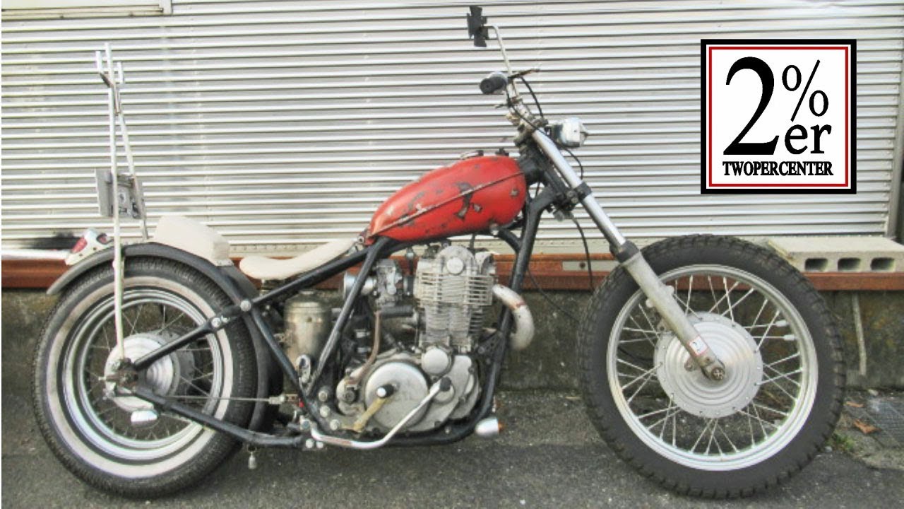 SR400/500 チョッパー カフェレーサー 4台のカスタム車 2％ER - YouTube