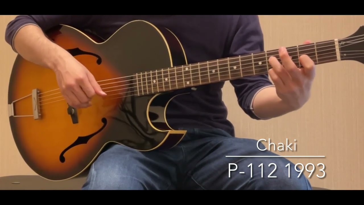 Chaki P-112 1993 [LAST GUITAR] - YouTube