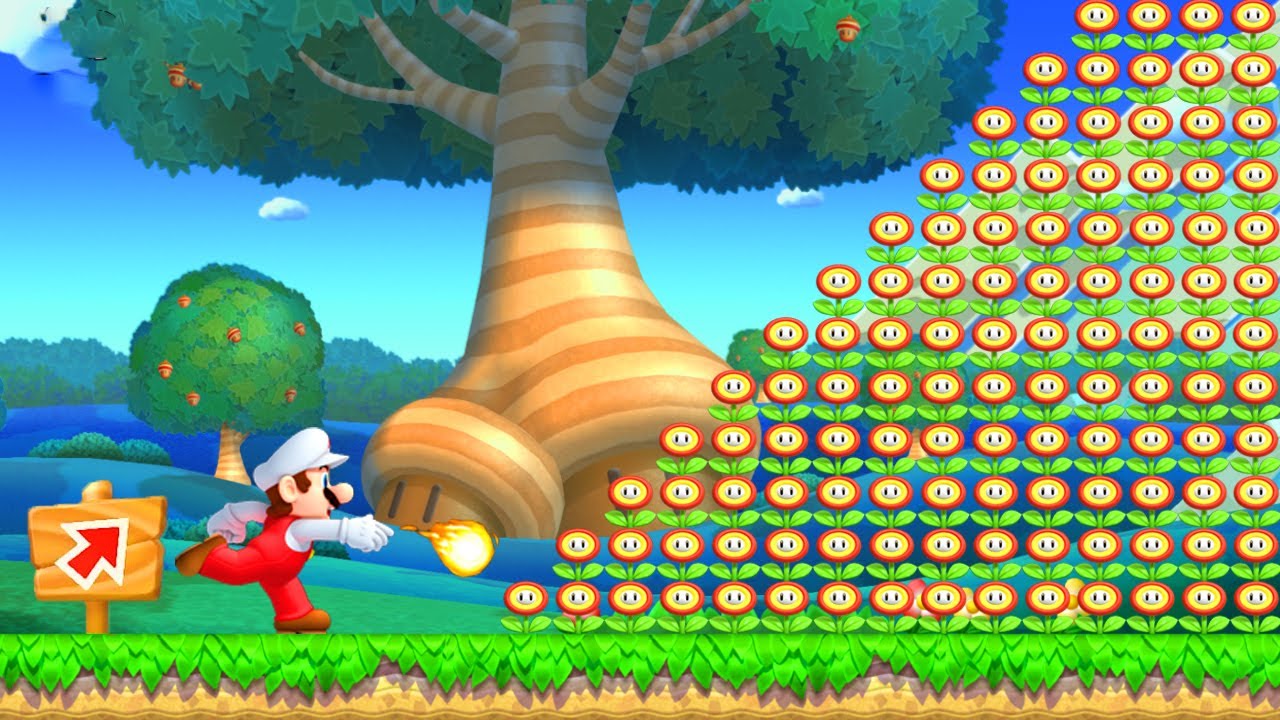 New スーパーマリオブラザーズ U デラックス】マリオはファイア