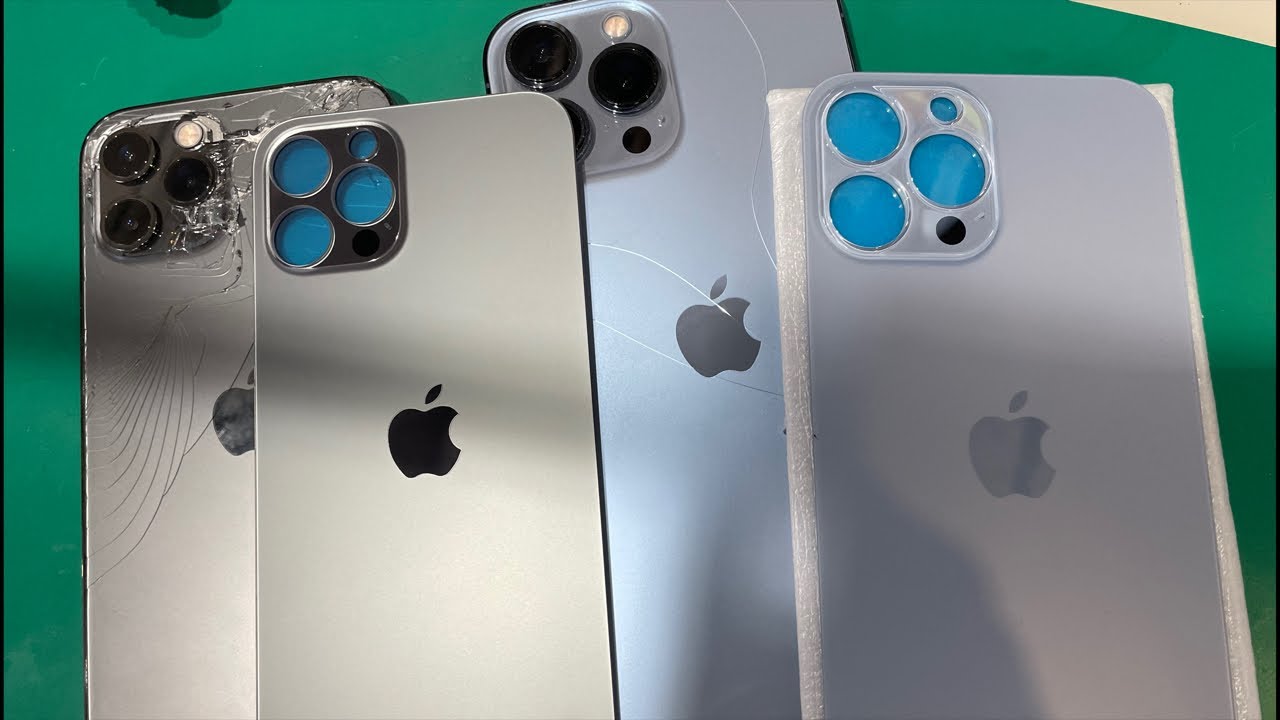 値下げ】iPhone 14 Pro Max 背面バックパネル交換修理 - YouTube