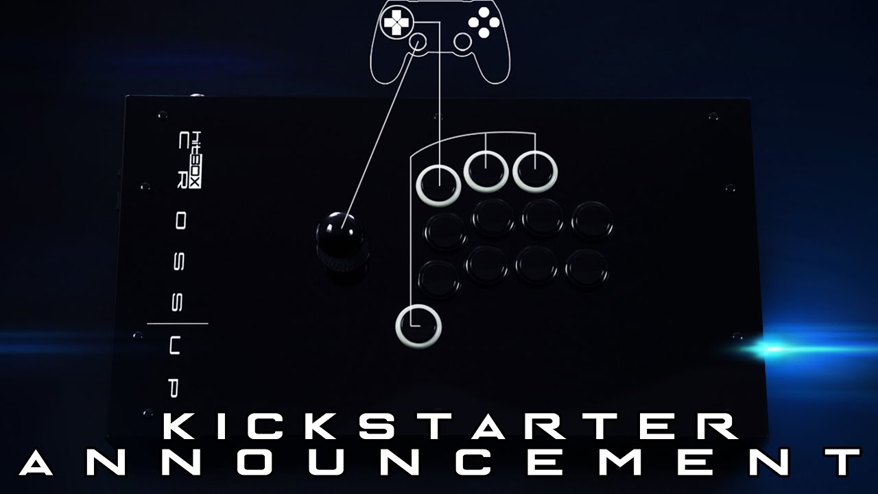 Hit Box Cross|Up」のKickStarterプロジェクトが開始。レバーを模した