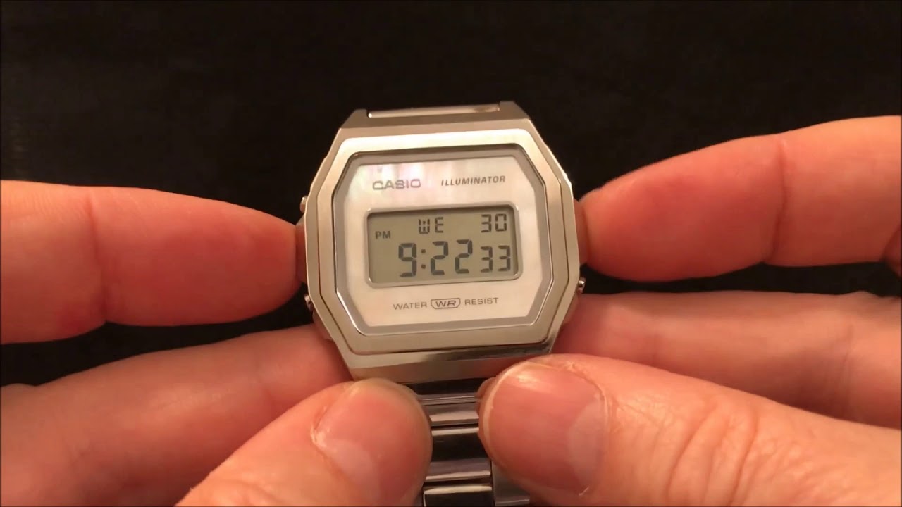 Casio A1000D-7EF - YouTube