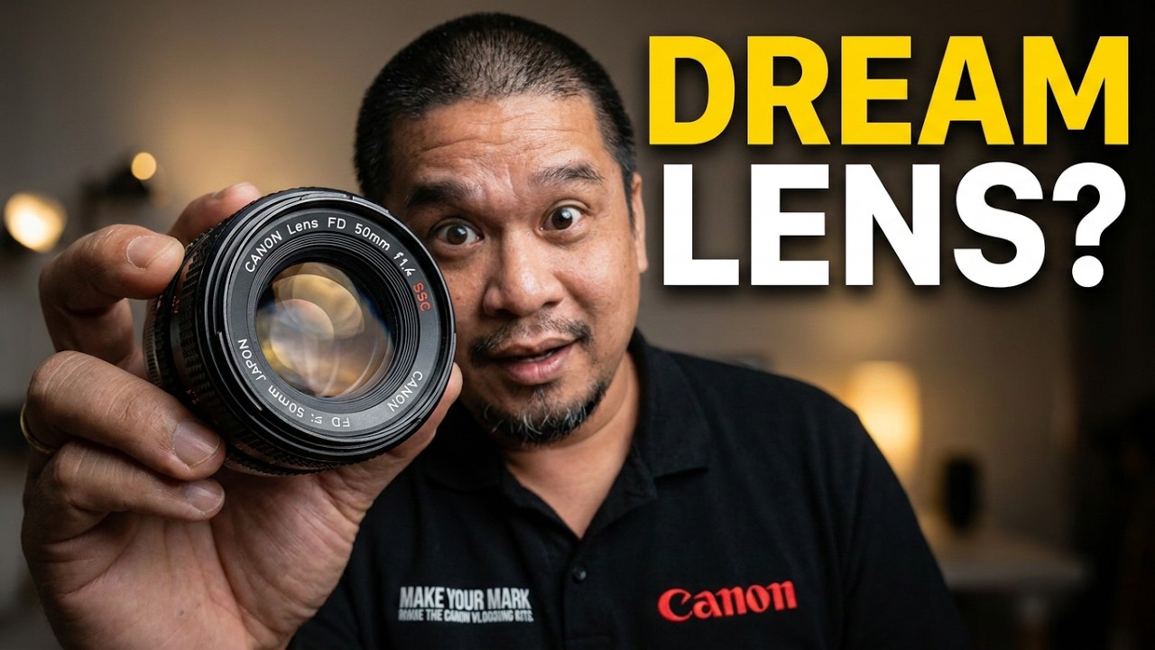 The Dream Lens You've Been Waiting For: Canon FD 50MM F1.4 SSC