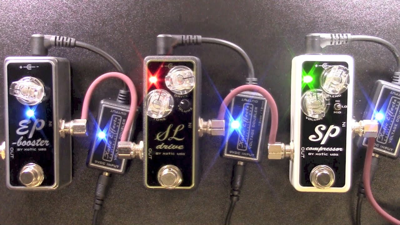 昇圧してエフェクターのニュアンス変更！XoticのVoltage Doublerのススメ