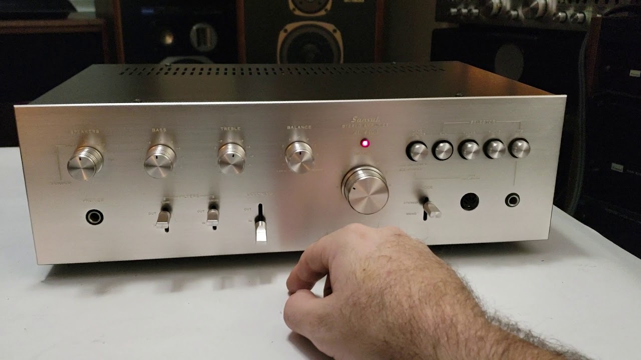 Sansui AU-4400 Rare (Only Silver Faced 2Ch Integrated Sansui