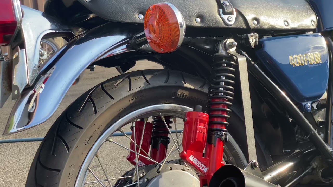 cb400four ヨンフォア マルゾッキ 始動&試乗動画 - YouTube